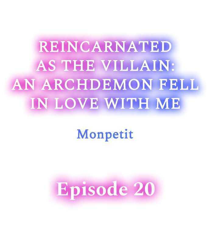 Reincarnated as the Villain: An Archdemon Fell in Love With Me Chapter 20 1